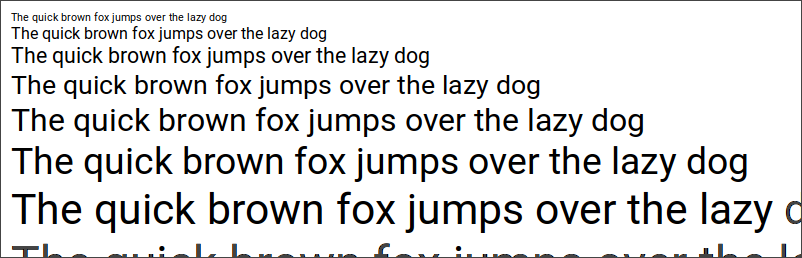 The quick brown fox jumps over the lazy dog