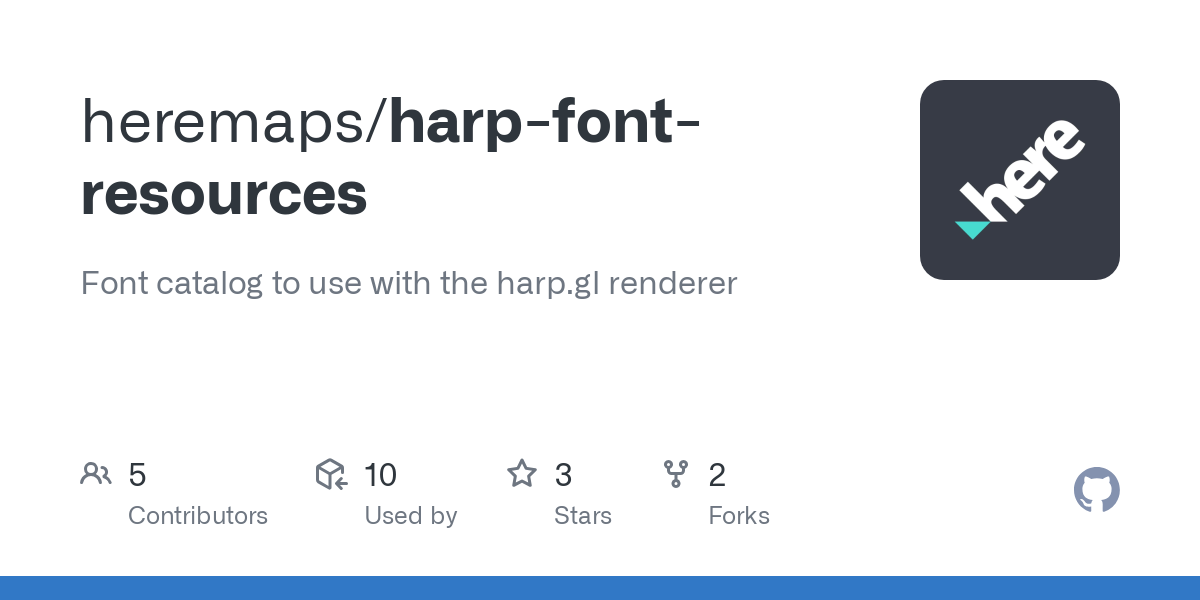 harp font resources