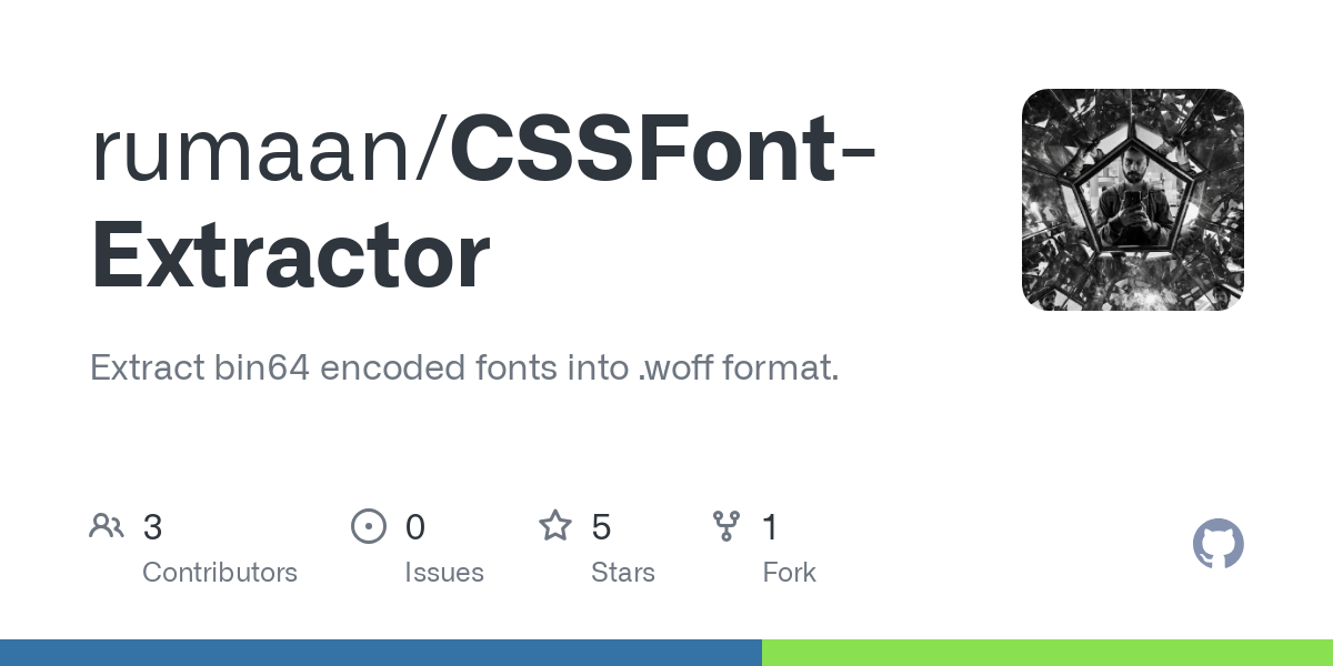 CSSFont Extractor