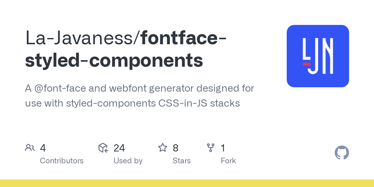 fontface styled components