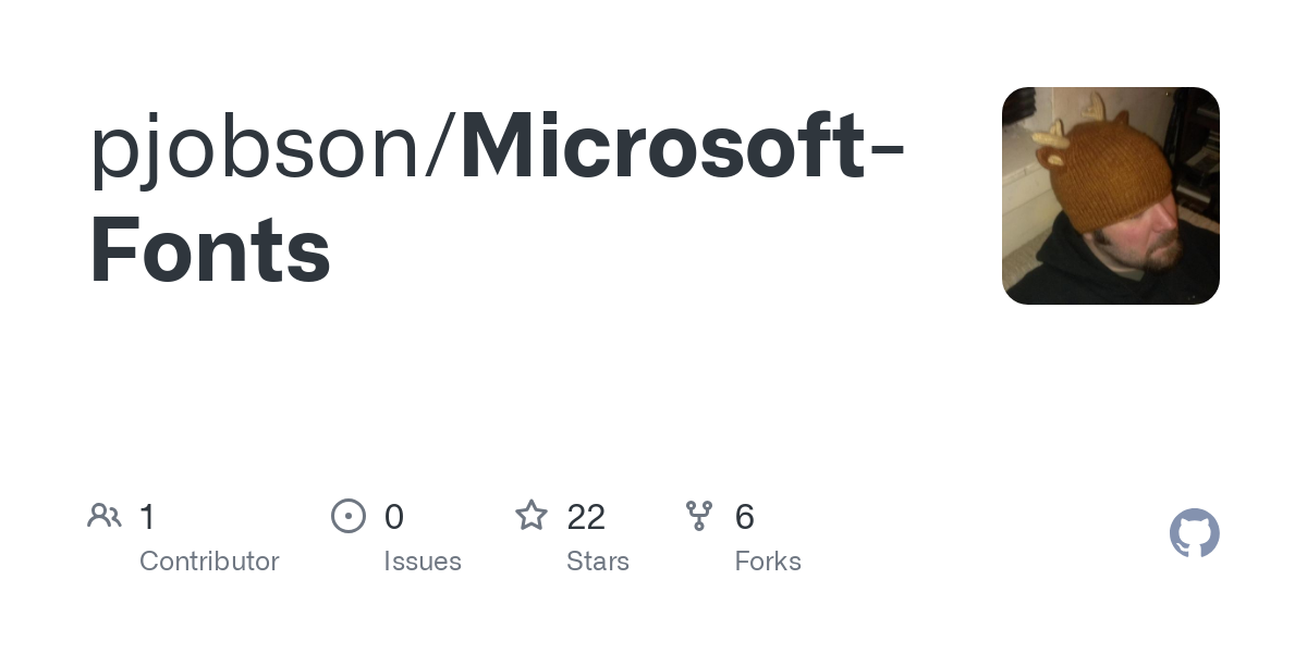 Microsoft Fonts