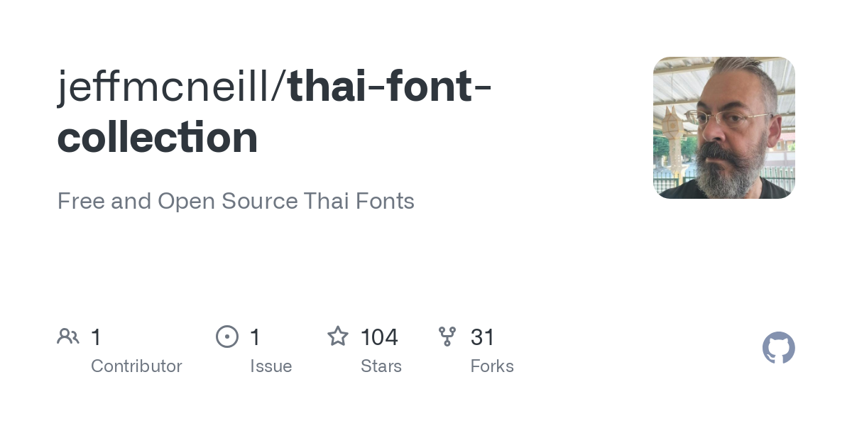 thai font collection