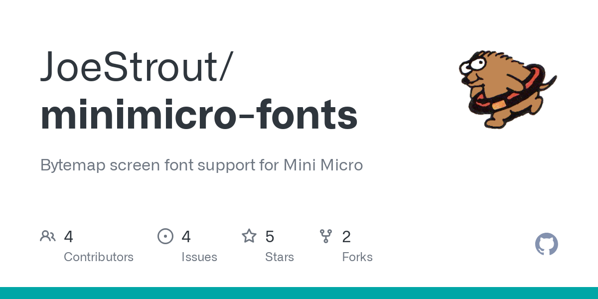 minimicro fonts