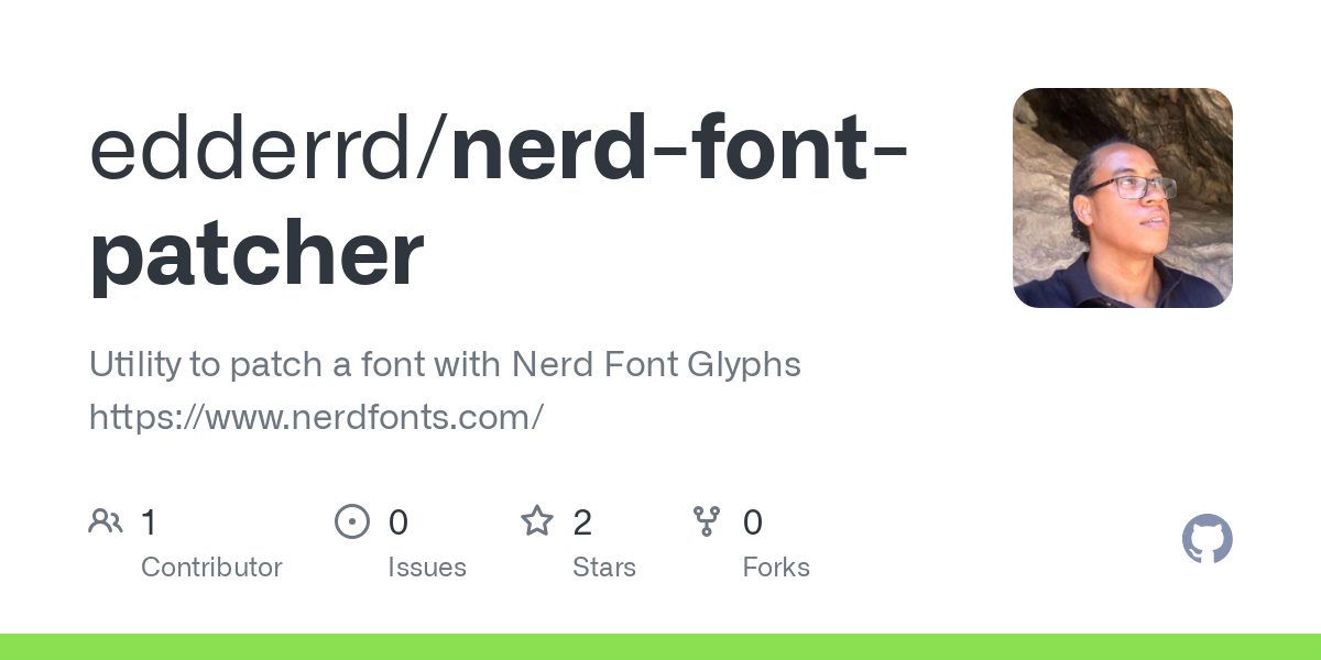 nerd font patcher