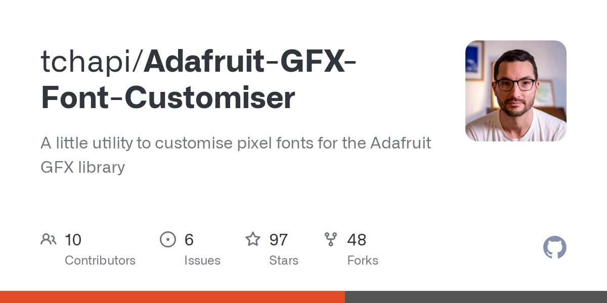 Adafruit GFX Font Customiser