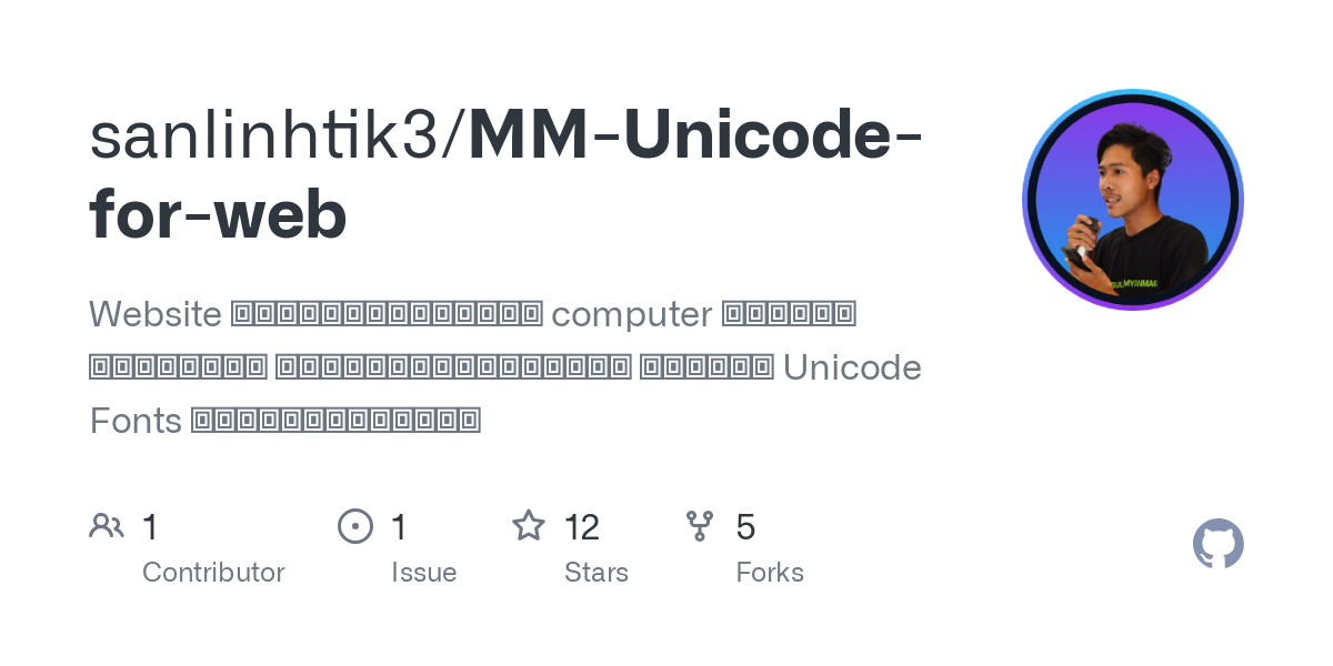 MM Unicode for web