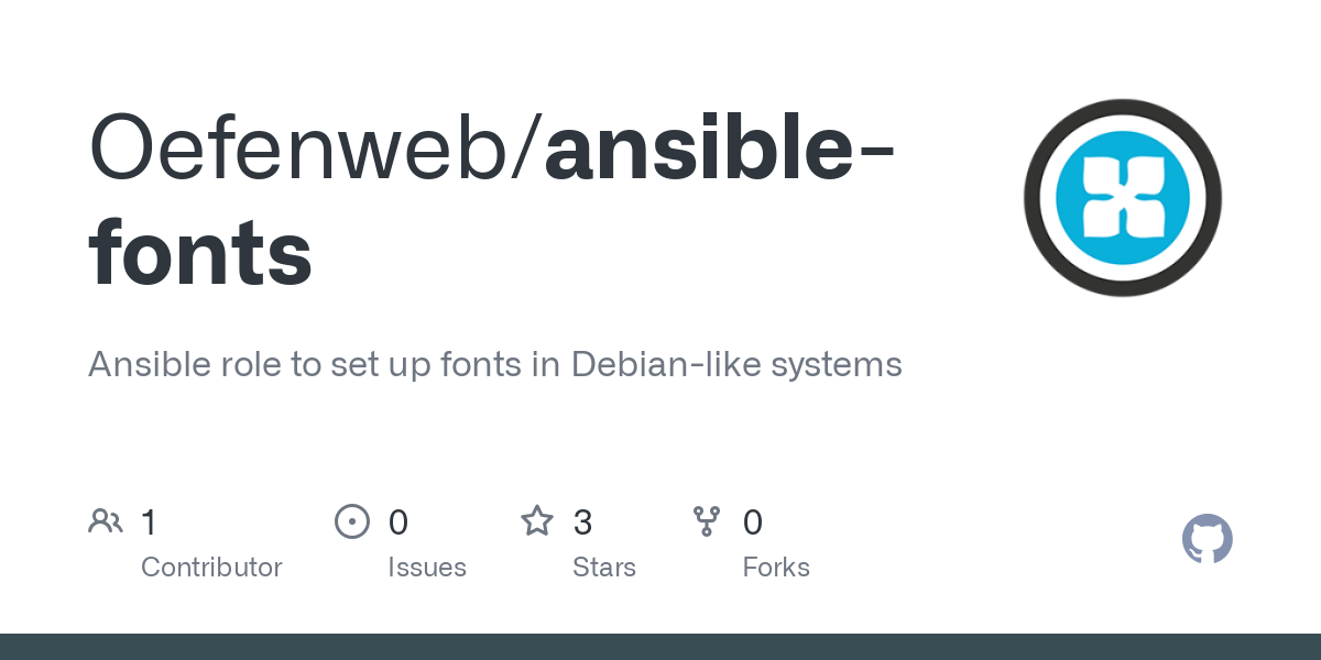 ansible fonts