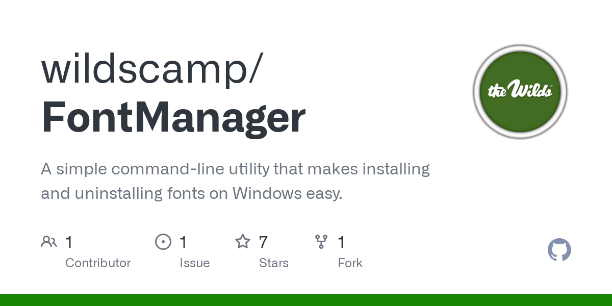FontManager