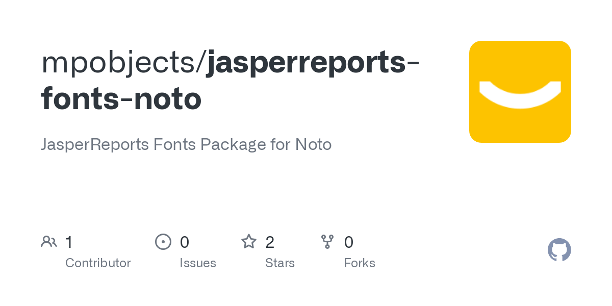 jasperreports fonts noto