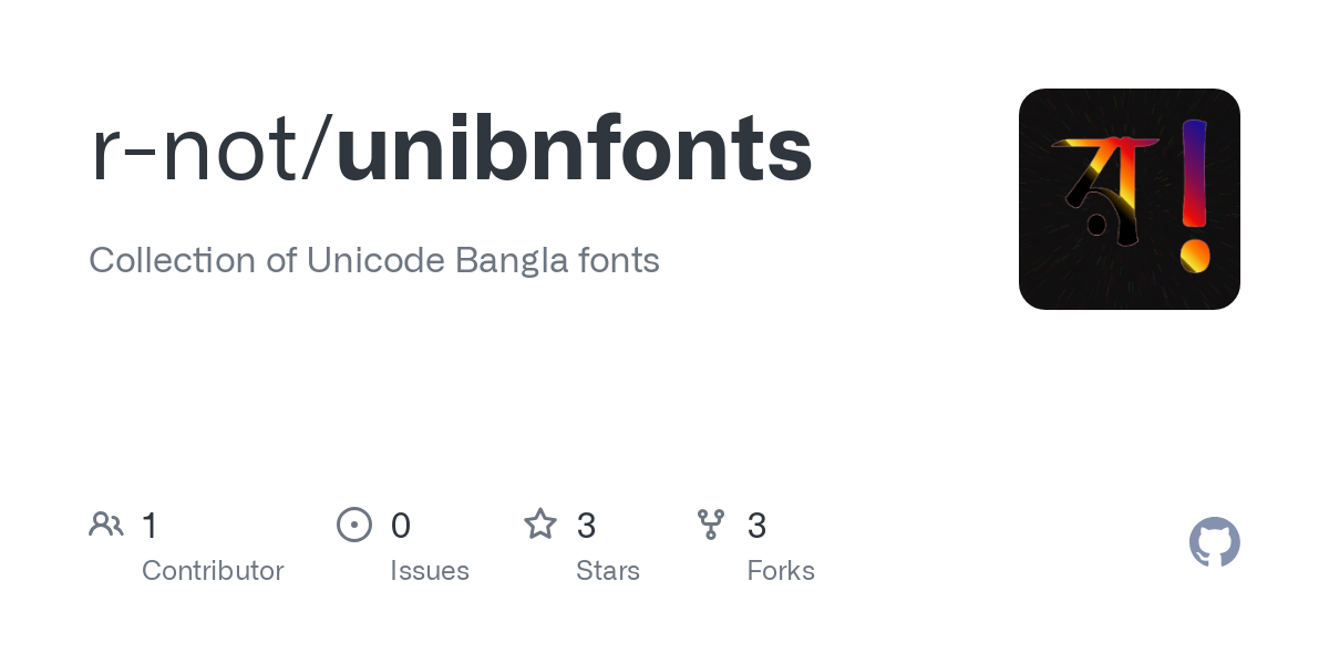 unibnfonts