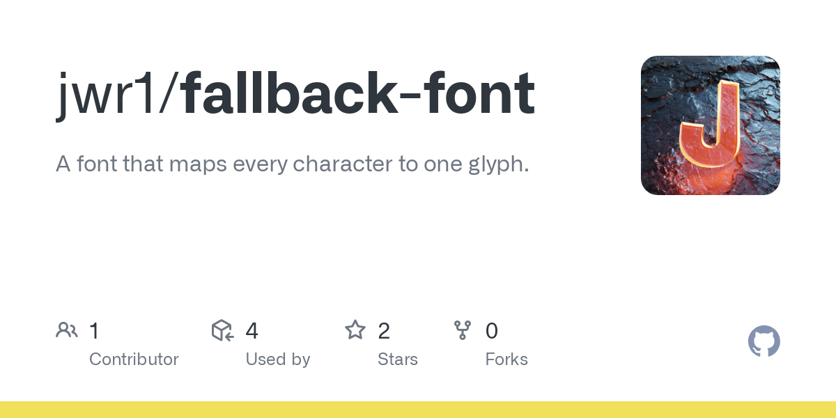 fallback font