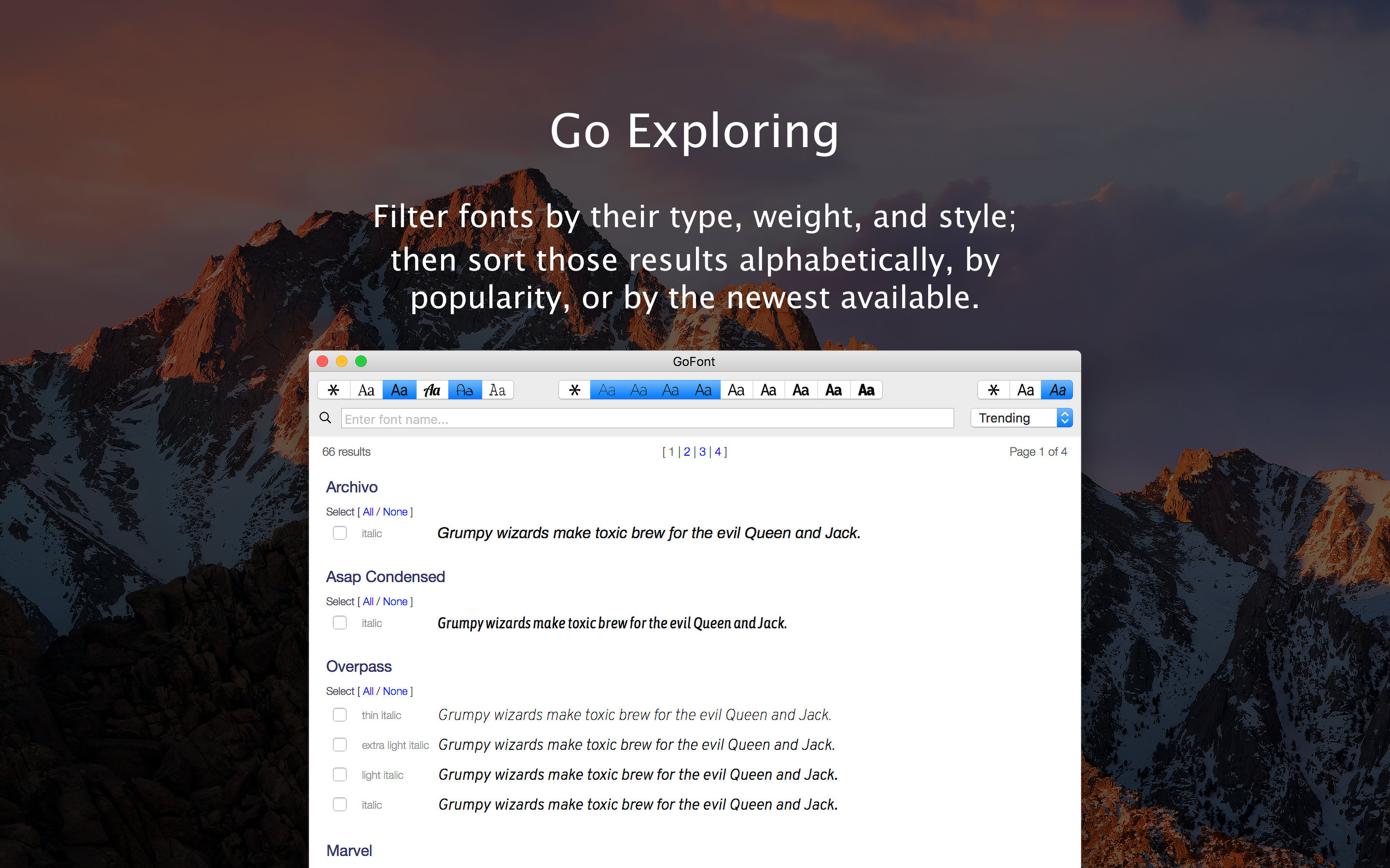 Screenshot Filtering