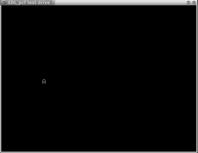 Fonte de bitmap perfeita de pixels com SDL