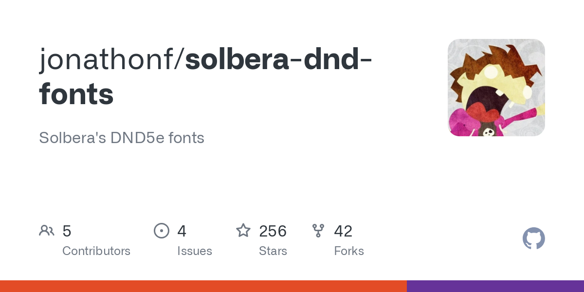 solbera dnd fonts