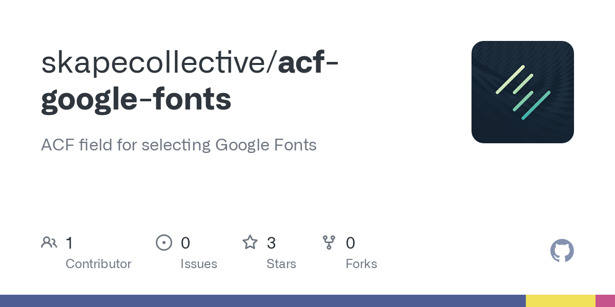 acf google fonts