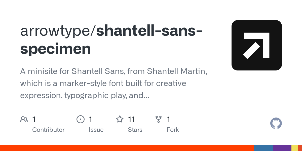 shantell sans specimen