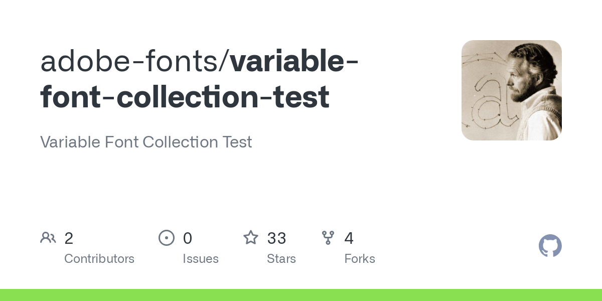 variable font collection test