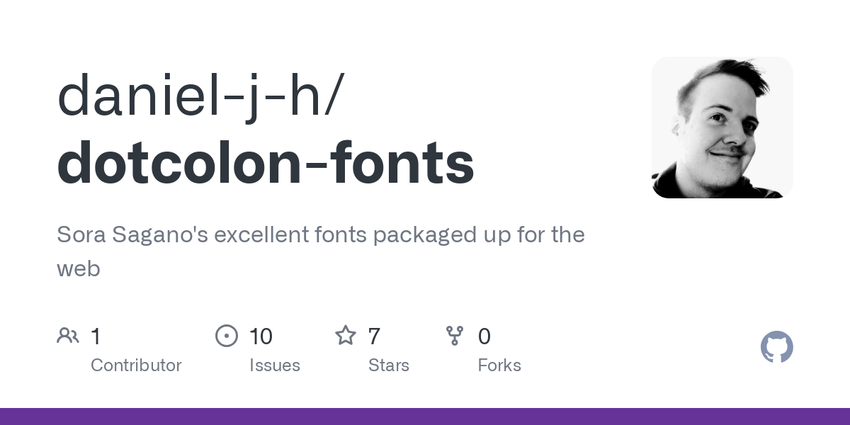 dotcolon fonts