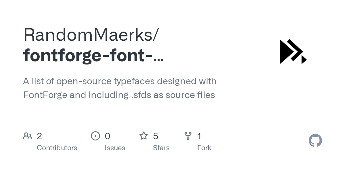 fontforge font discography