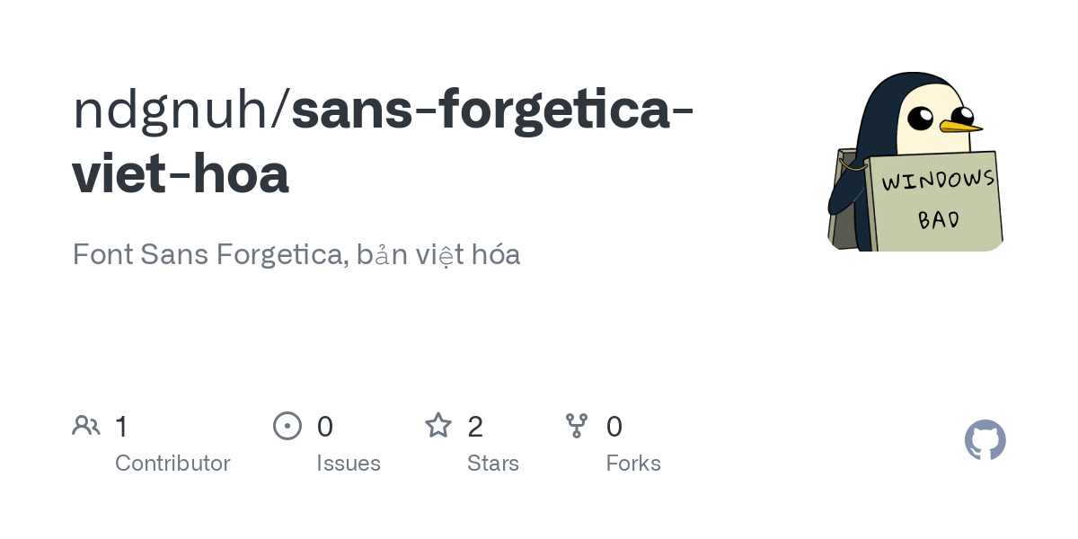 sans forgetica viet hoa