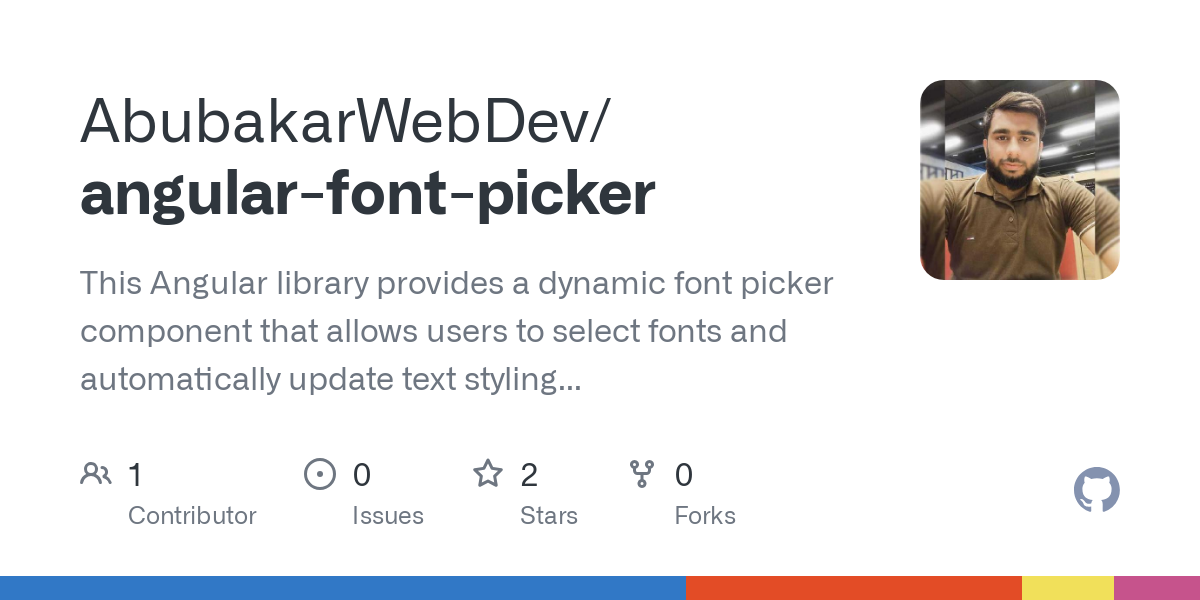 angular font picker