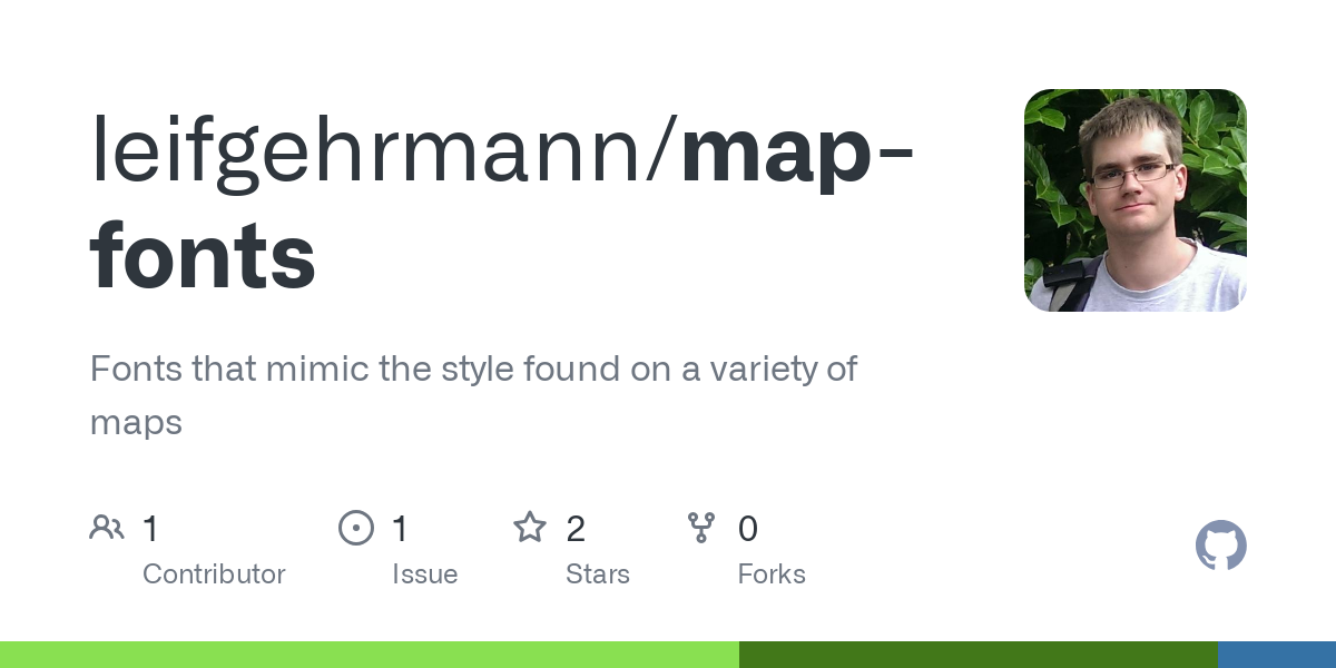map fonts