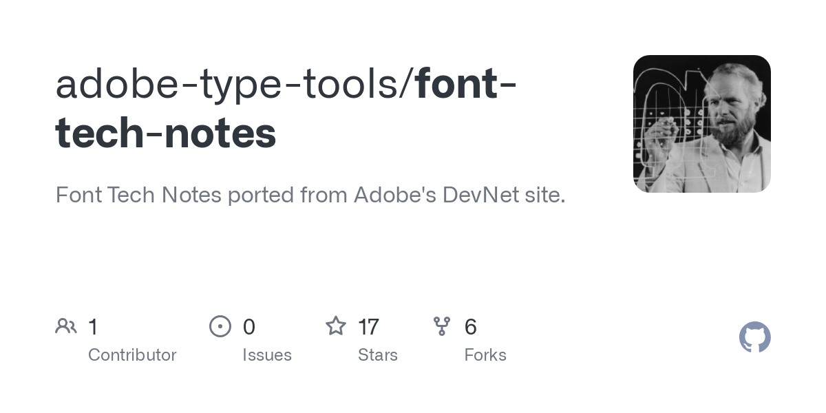 font tech notes
