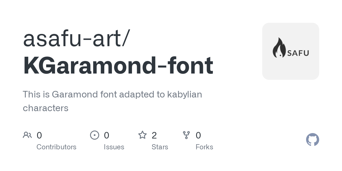 KGaramond font