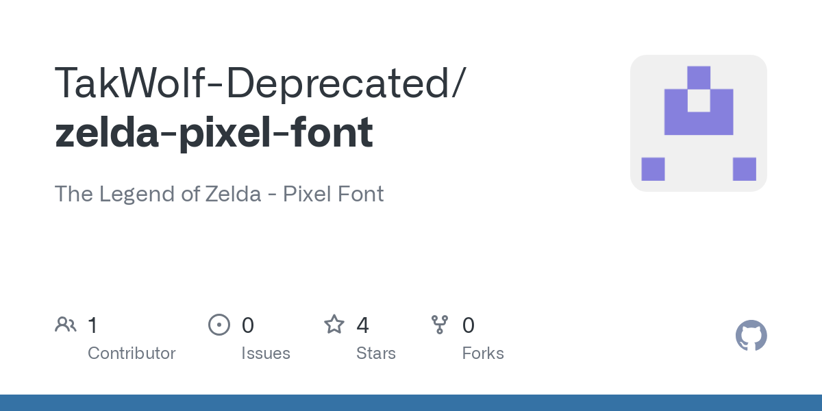 zelda pixel font