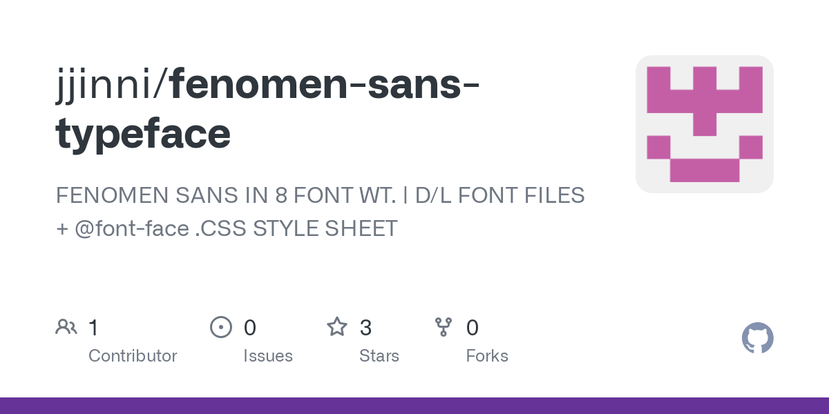 fenomen sans typeface
