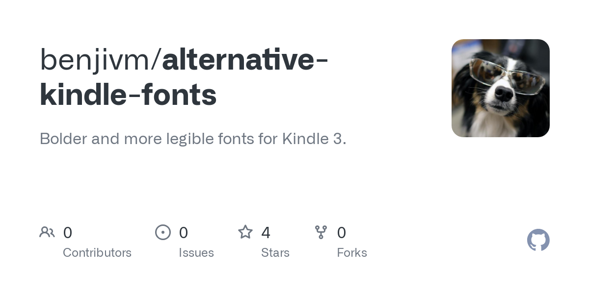 alternative kindle fonts