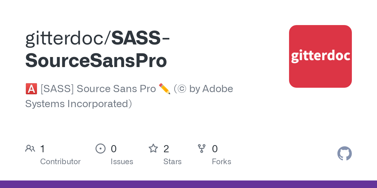 SASS SourceSansPro