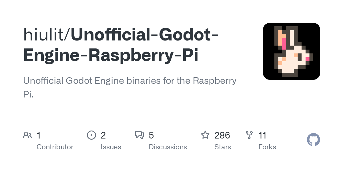 Unofficial Godot Engine Raspberry Pi