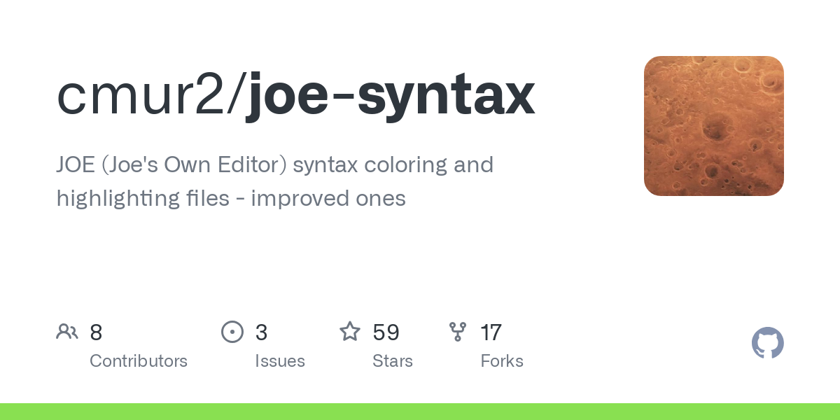 joe syntax