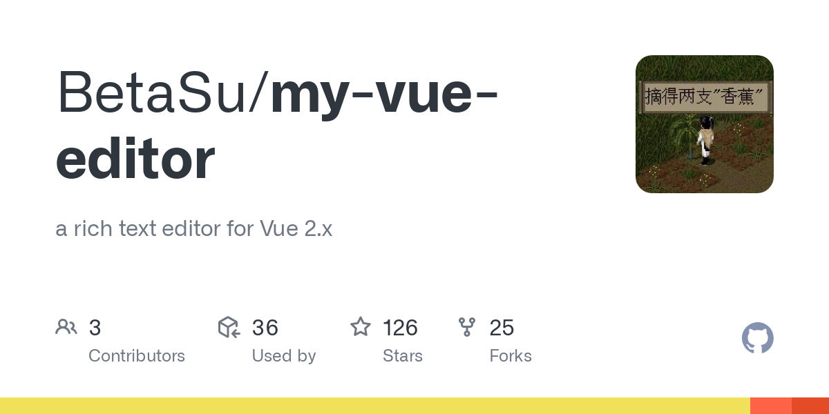 my vue editor
