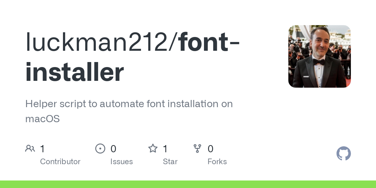 font installer
