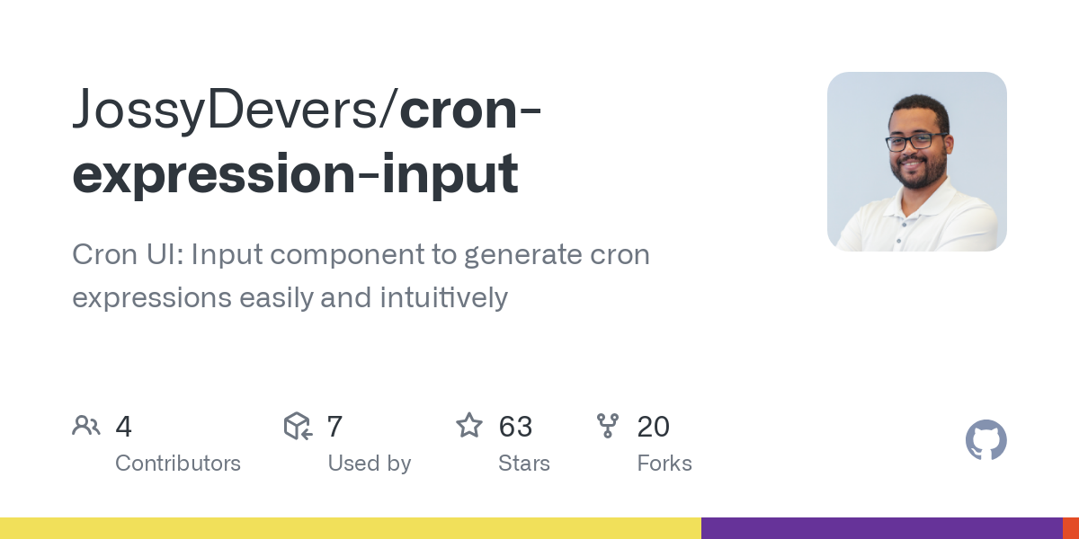 cron expression input