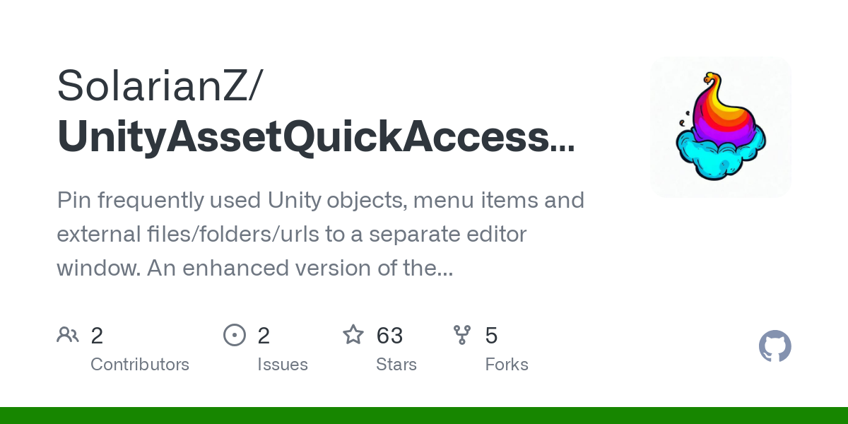 UnityAssetQuickAccessTool