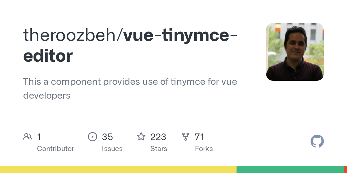 vue tinymce editor