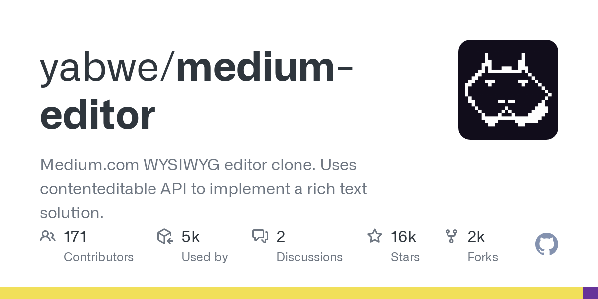 medium editor