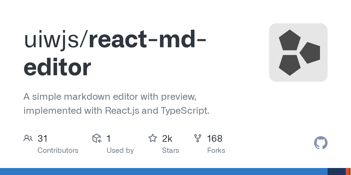 react md editor