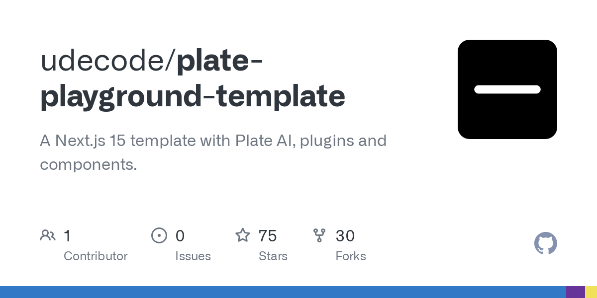plate playground template