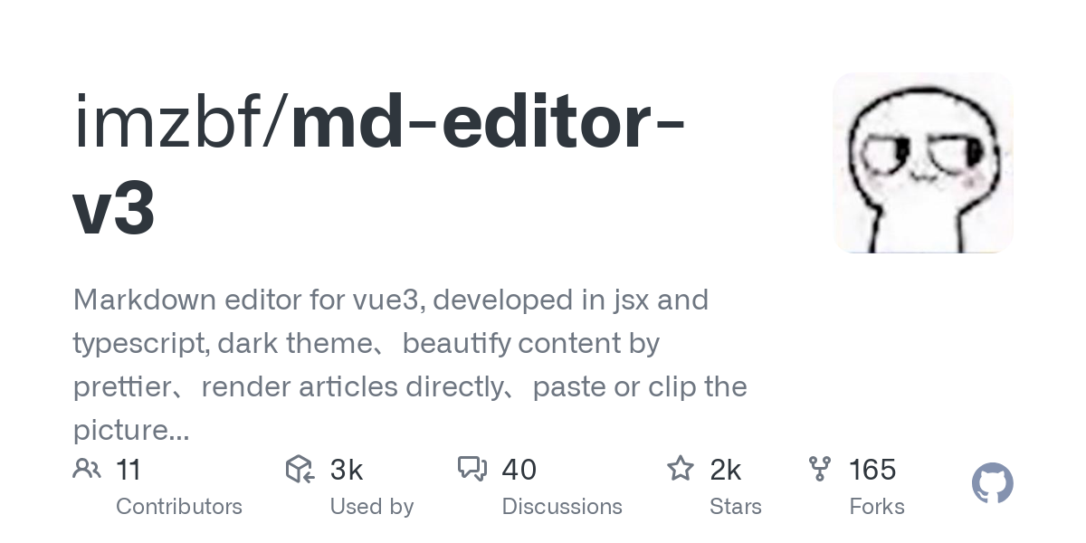 md editor v3