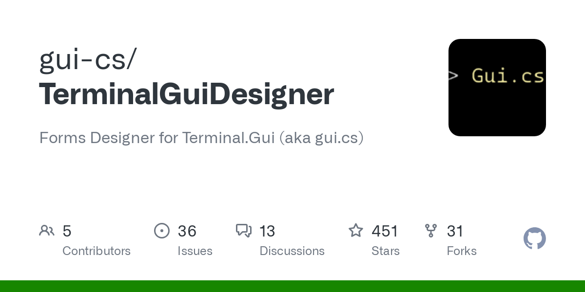 TerminalGuiDesigner