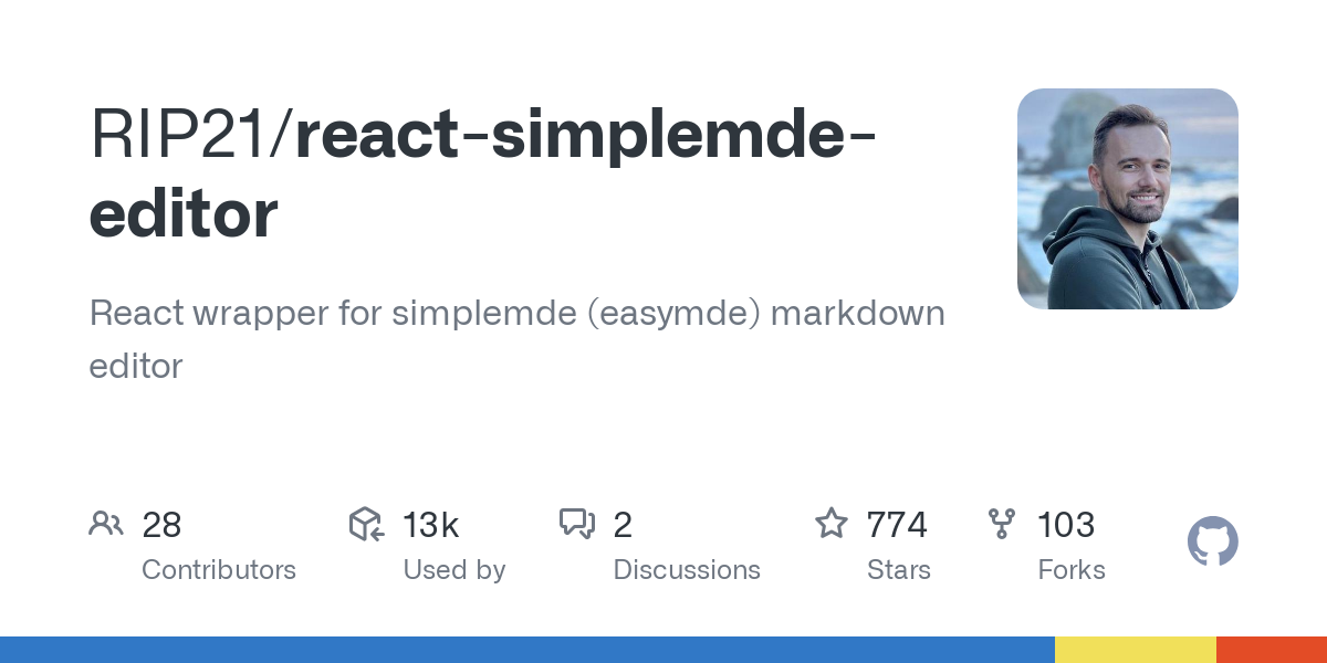 react simplemde editor