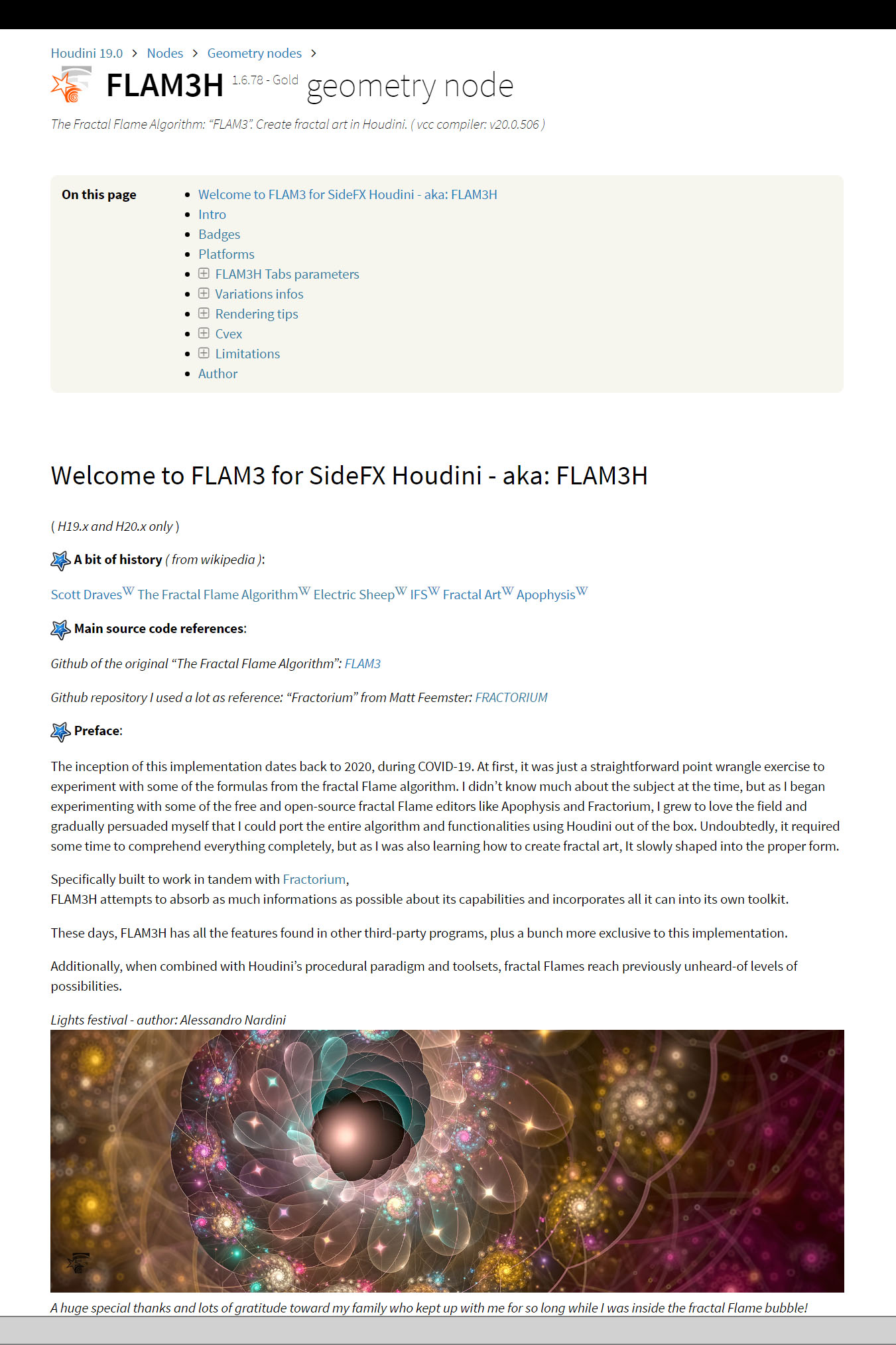 FLAM3HOUDINI Karma rendering viewport