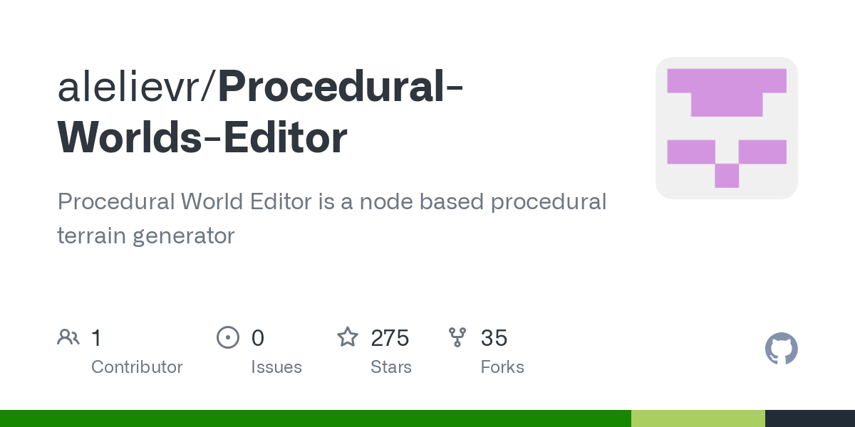 Procedural Worlds Editor