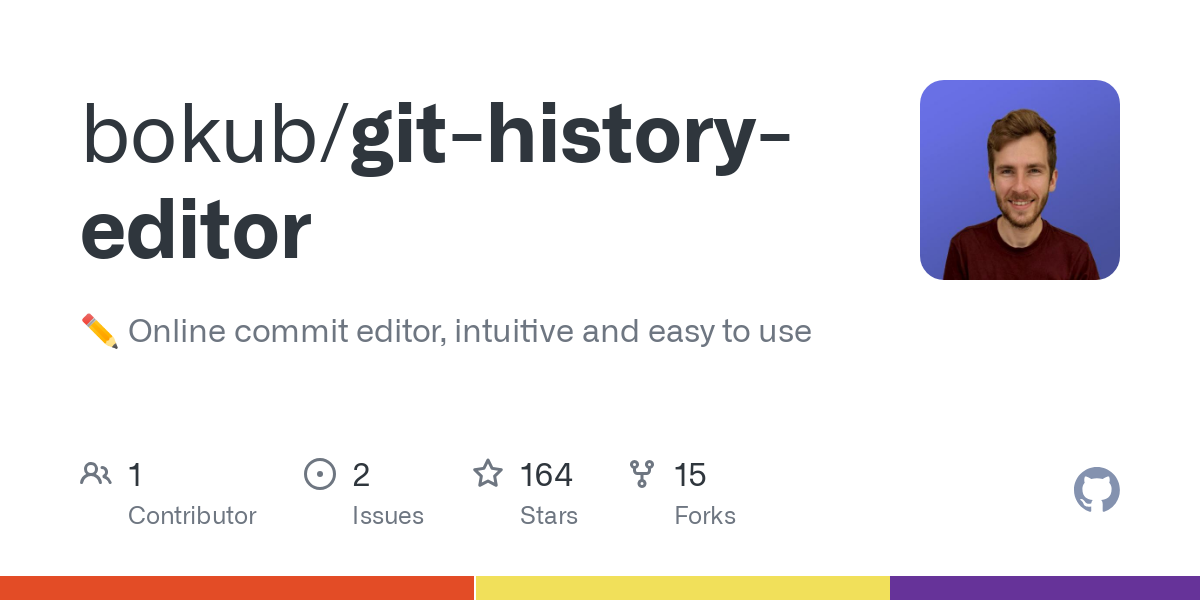 git history editor