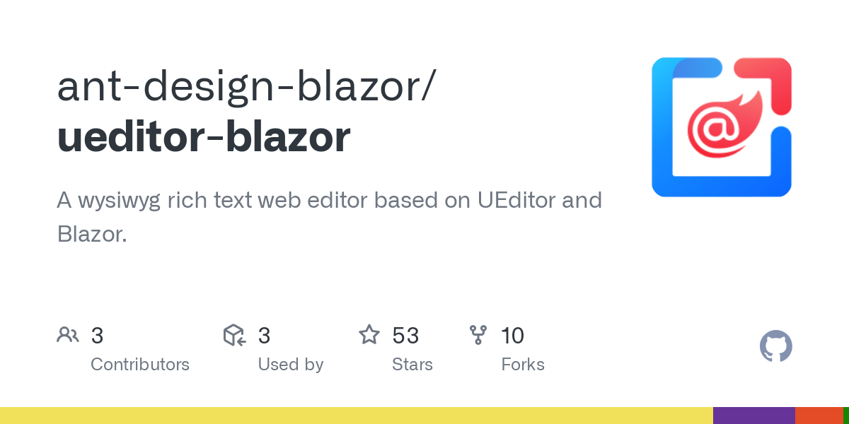 ueditor blazor