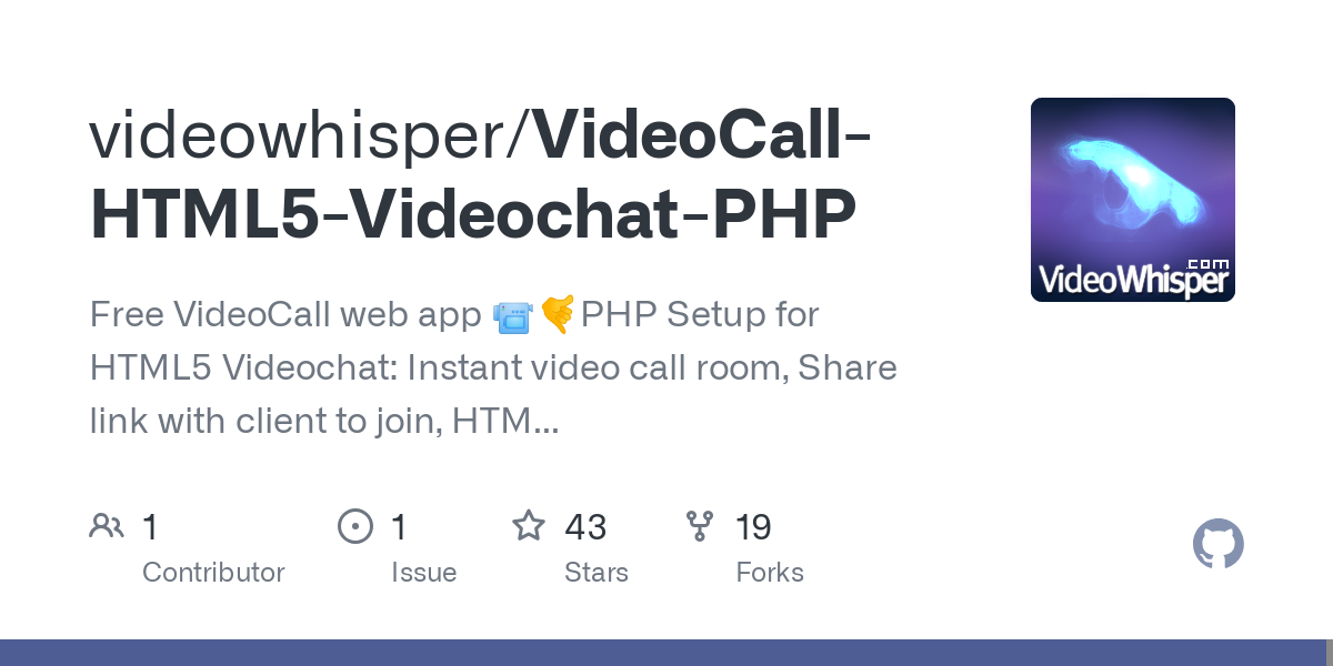 VideoCall HTML5 Videochat PHP